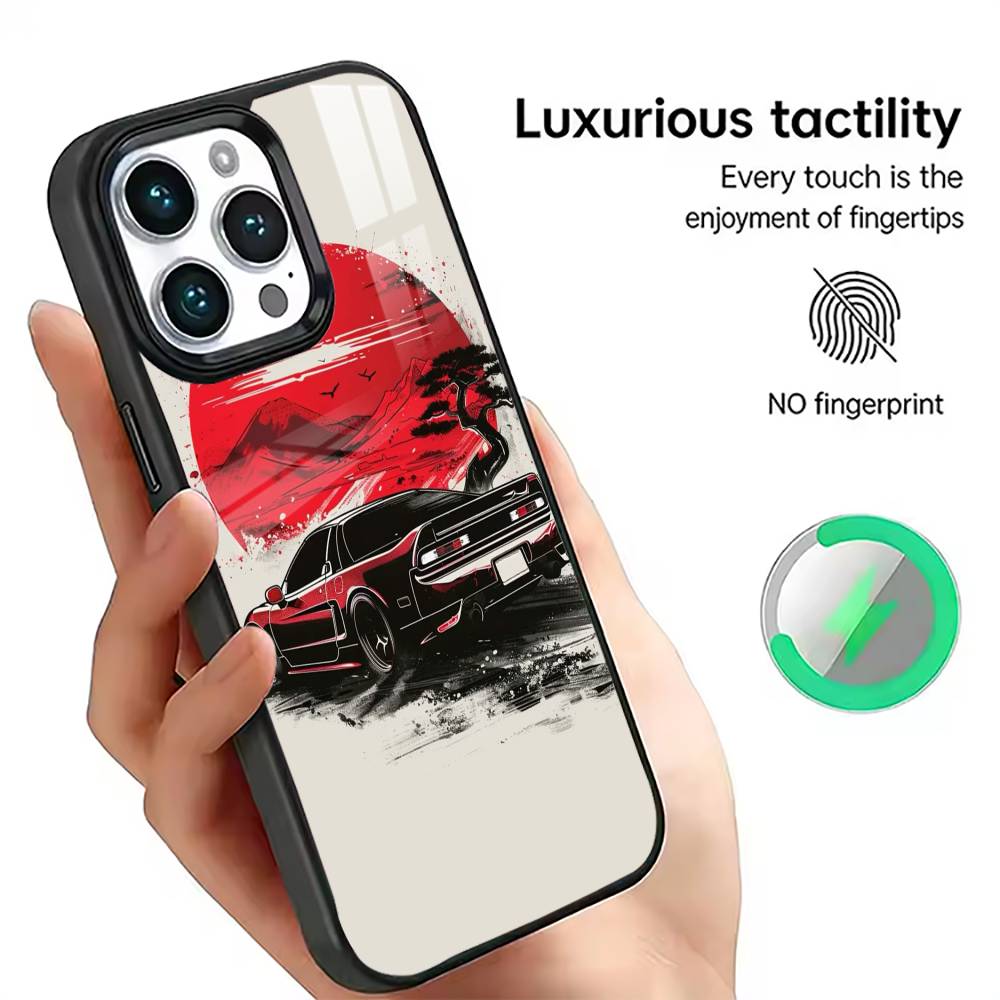 

JDM Japanese Sports Car Tokyo Drift Phone Case For iPhone17,16,15,14,13,12,11 Plus,Pro Magnetic with Magsafe Wireless Charging iPhone15Plus