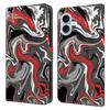 For iPhone 16 Wallet Case Pattern Printing Stand Leather Flip Phone Cover