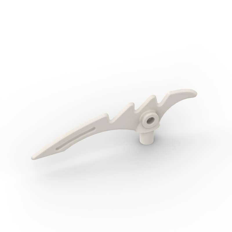 MOC 10PCS 98141 Moon Tooth Blade Building Blocks Kit Prop With Sawtooth Arms Part Bricks Particle Toy Children Birthday Gifts