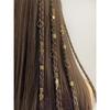45 Pieces of Dirty Braided Hair Rings, European and American Bangs, Hair Accessories, Hair Extensions