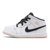 Tênis de Bebê Air Jordan 1 Mid TD Branco Laranja Ártico Antracite 640735-180