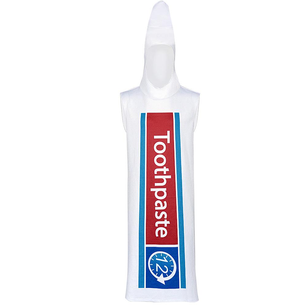 Toothpaste Toothbrush Couple Cos Costumes Halloween Spooky Funny Role Play Couple Costumes