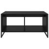 Coffee Table Black Oak Effect 80 X 50 X 40 Cm Engineered Wood