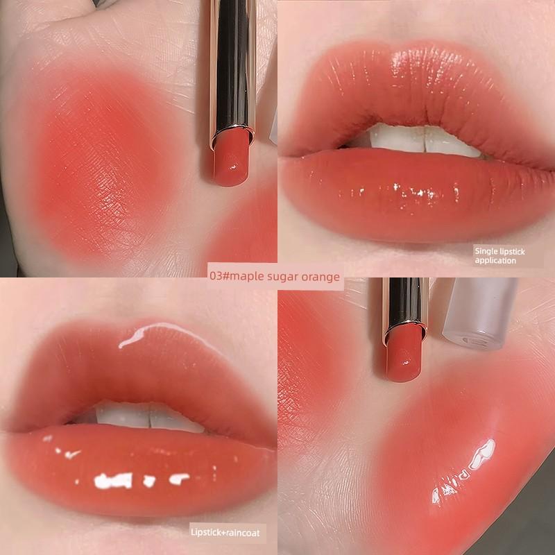 Maxfine Double-Ended Lip Gloss Genuine Product, Waterproof Lipstick That Doesn'T Fade, Doesn'T Stick to Cups, Long-Lasting and Non-Transferable