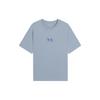 Li Ning Sports Life Collection T Shirt Unisex Soft Gray Blue AHSS755-2
