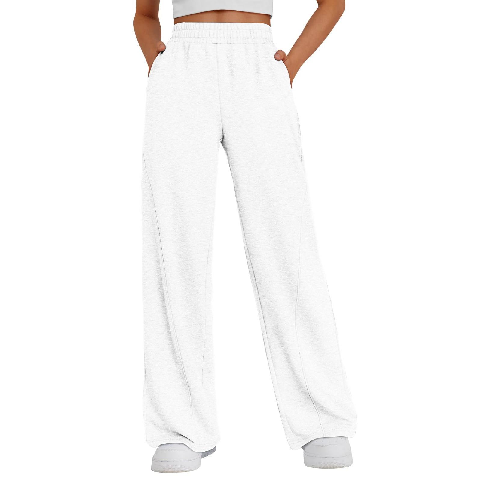 

Женские зимние спортивные штаны, однотонные повседневные брюки, женские флисовые спортивные штаны, широкие прямые брюки XL