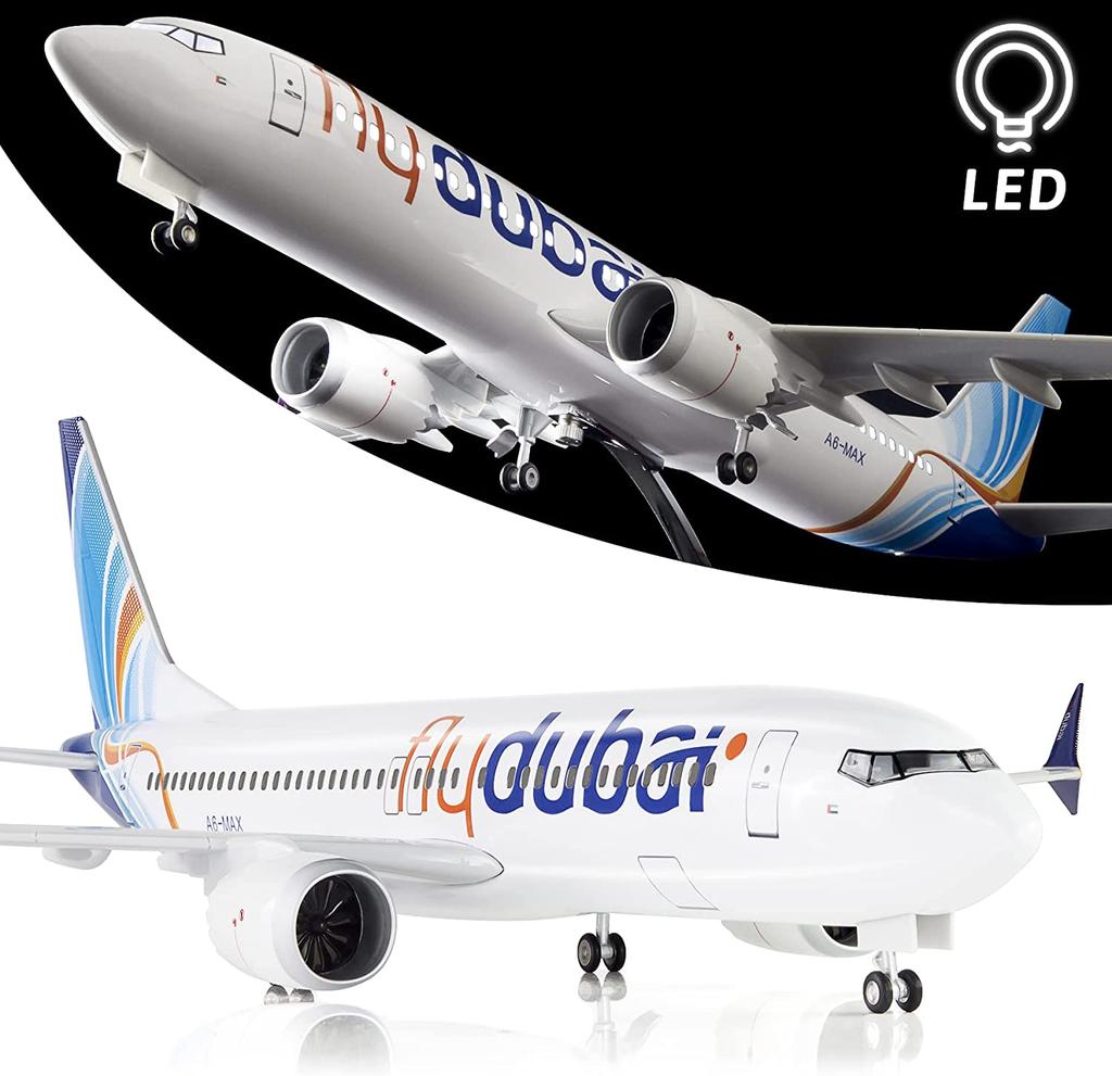 1/160 Scale 50.5CM Airplane Airbus A380 Air France Airline Model W LED Light & Wheel Diecast Plastic Resin Plane For Collection