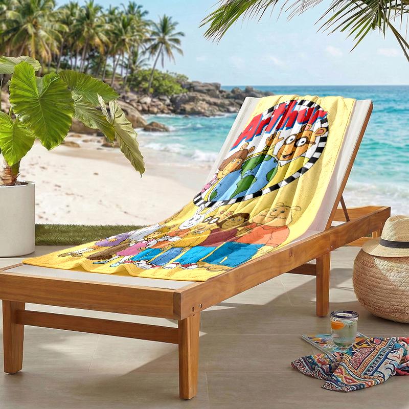 Arthur Fashion Beach Towel: Ideal for Summer Adventures Soft, absorbent and quick drying suitable for swimming and bathing