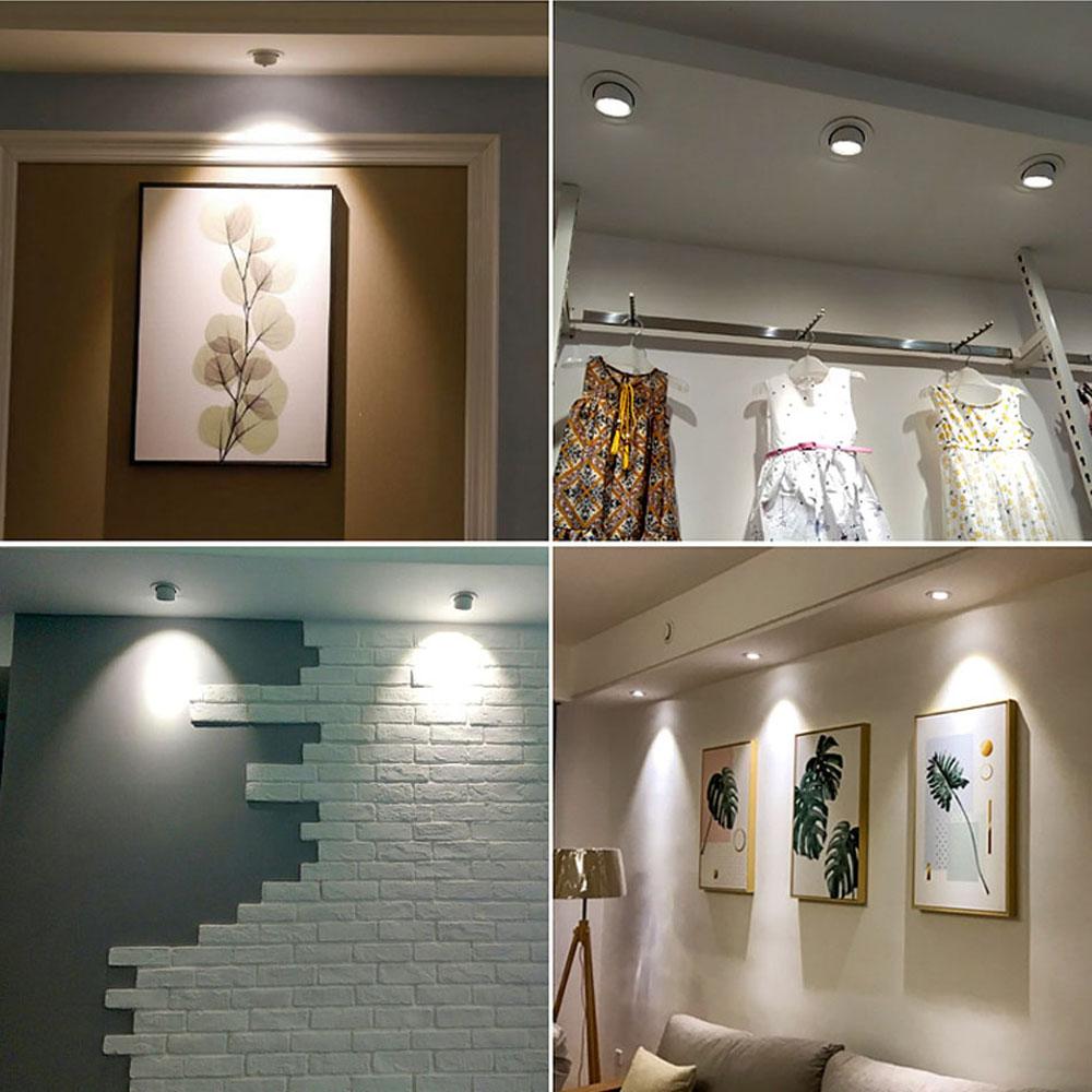 Led COB Downlight Recessed Light 360 Degree Adjustable Angle 5W 12W 20W 30W 40W Spot Lamp Living Room Office Mall Bar AC110-240V