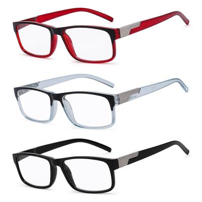 Fashion Rectangular Frame Presbyopia Reading Glasses Women   HD Anti Radiation Spring Hinge Readers Eyeglasses Vision Care