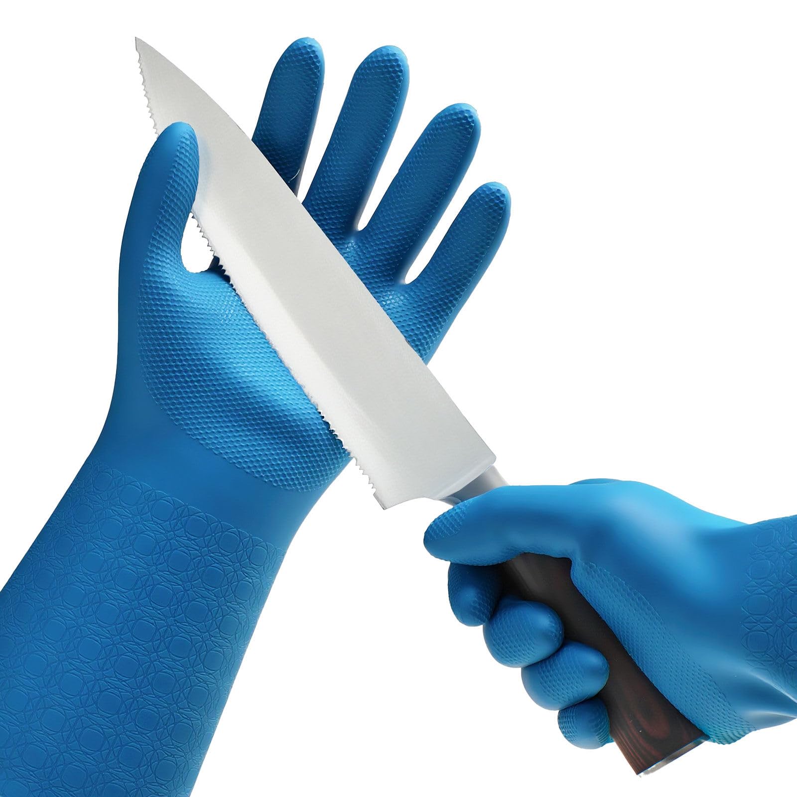 Уровень защиты от порезов ANSI для кухни, устриц, мандолины и мяса 1 TP1117CTA5 [Vgo...] Перчатки, устойчивые к порезам, Уровень, 5, Использование, Вскрытие раковин, Нож, синий