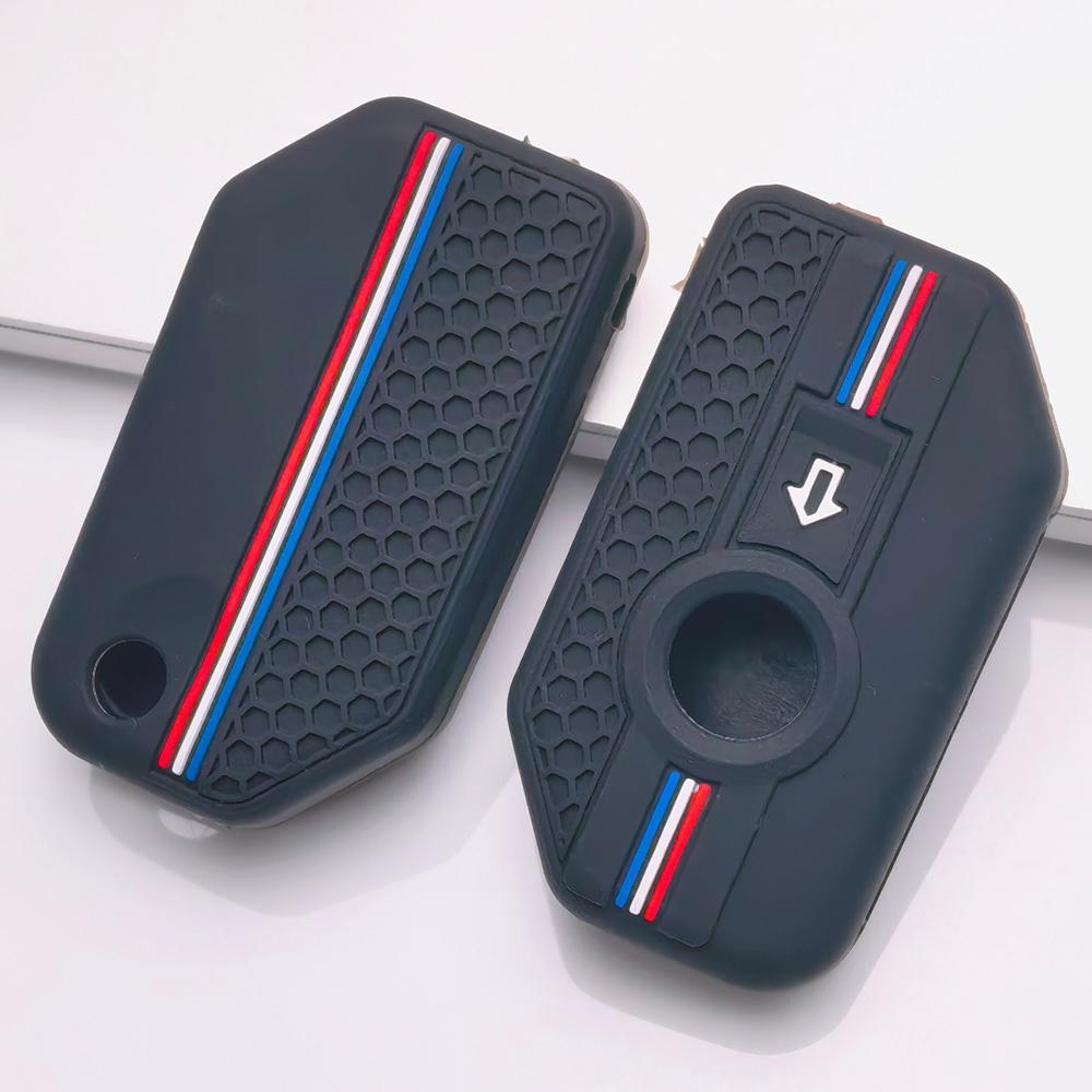 Key Fob Cover for BMW R1250GS R1200GS Motorrad Adventure F750GS F850GS F900R F900XR Anti-Scratch Surface Shockproof Structure Soft Grip Texture