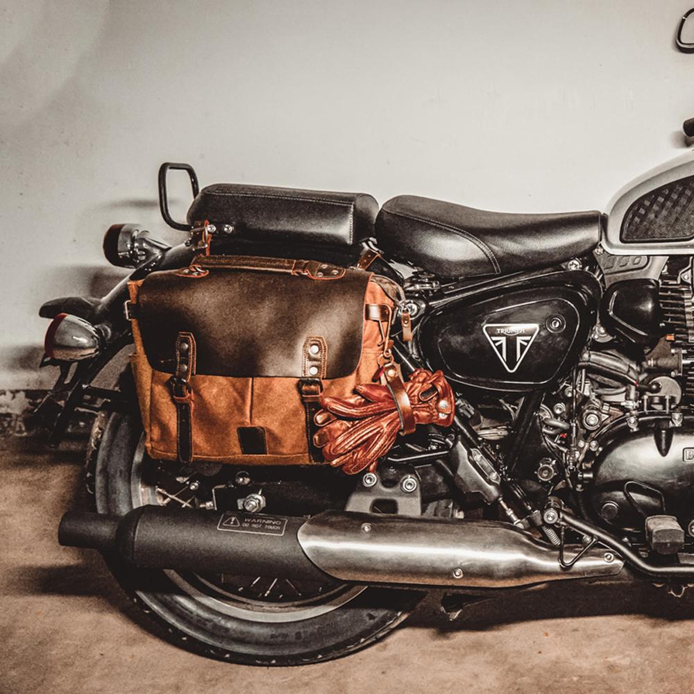 Waterproof Motorcycle Side Bag Universal Retro Rear Seat Bag Motorbike Tail Bag Electric Vehicle Hanging Bag For Honda Cm300 500