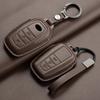 Leather Car Remote Key Case Cover Holder Keychain Shell for Toyota Corolla Prius Camry CHR C HR RAV4 Altis Land Cruiser Prado