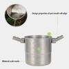 Light weight Outdoor Cooking Stainless Steel Camping Pot Multifunctional For Campers And Adventurers