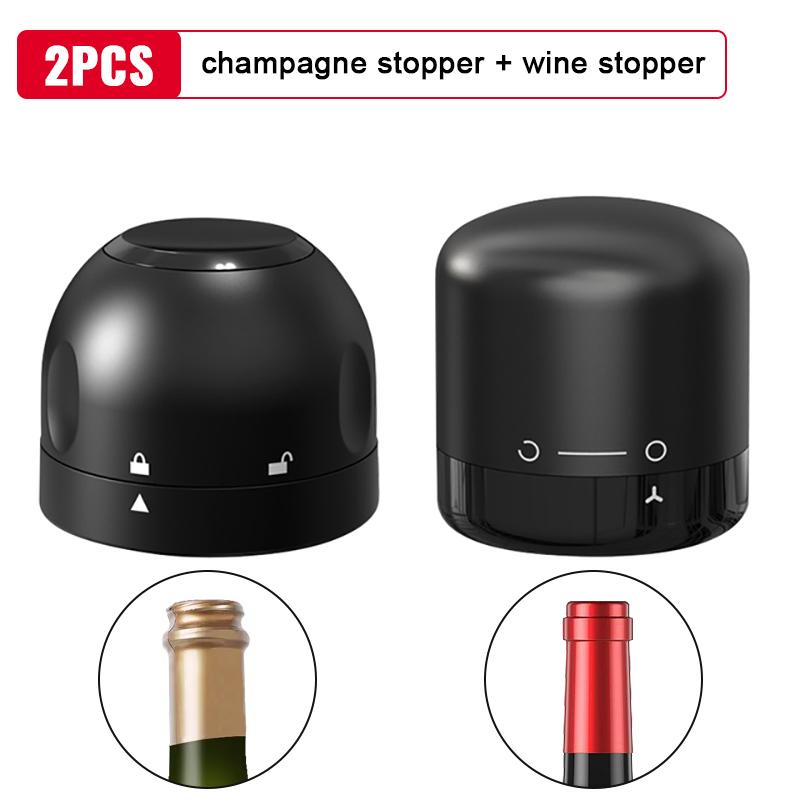 3 stücke Rotwein Flaschenverschluss Vakuumverschluss Flaschenverschluss Silikon Champagner Stopper Kann Frischhalten Für Rotwein Behalten Stecker Bar werkzeug