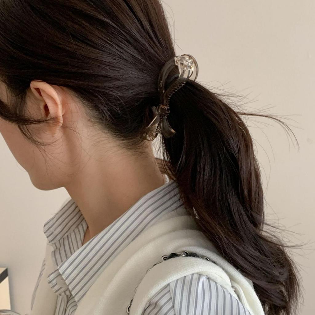 Leopard Banana Clip Barrettes Transparent Hairpin Fashion Ponytail Clips Women Hair Style Tool Headwear Hair Accessories