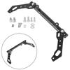 Cross Bar Adjustable Handlebar Balance Lever Universal Black For Motorcycle