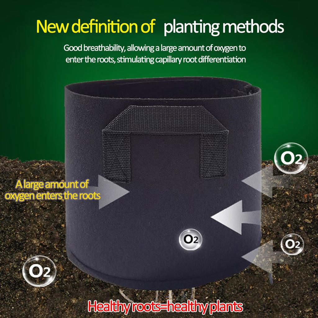 Gallon Plants Bag Thickened Non Woven Fabric With Handle