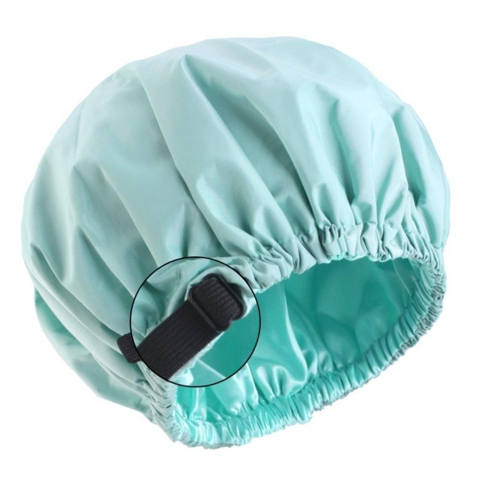 Double Layer Hair Wrap Cover Adjustable Sleeping Cap Comfortable Shower Caps Household Use