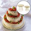 2 Packs Gold Iron Cake Stand, Round Shaped Cupcake Stands, Wedding Birthday
