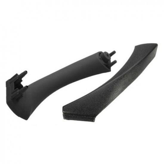 2x Left Side Inner+Outer Door Panel Handle Pull Trim Cover Set For BMW E90