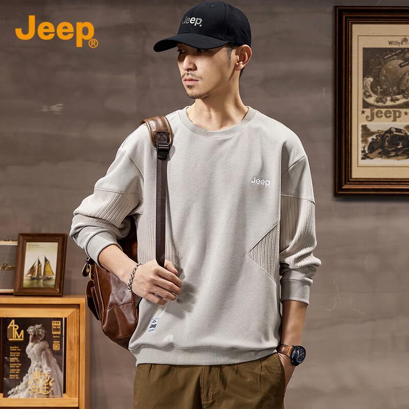 Jeep Men's Casual Crewneck Sweatshirt