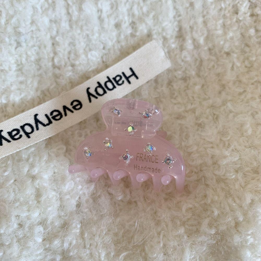 Babysbreath Acetate Hairpin Crystal Mini Hair Claw Personalized Rhinestone Hair Clip  Girls