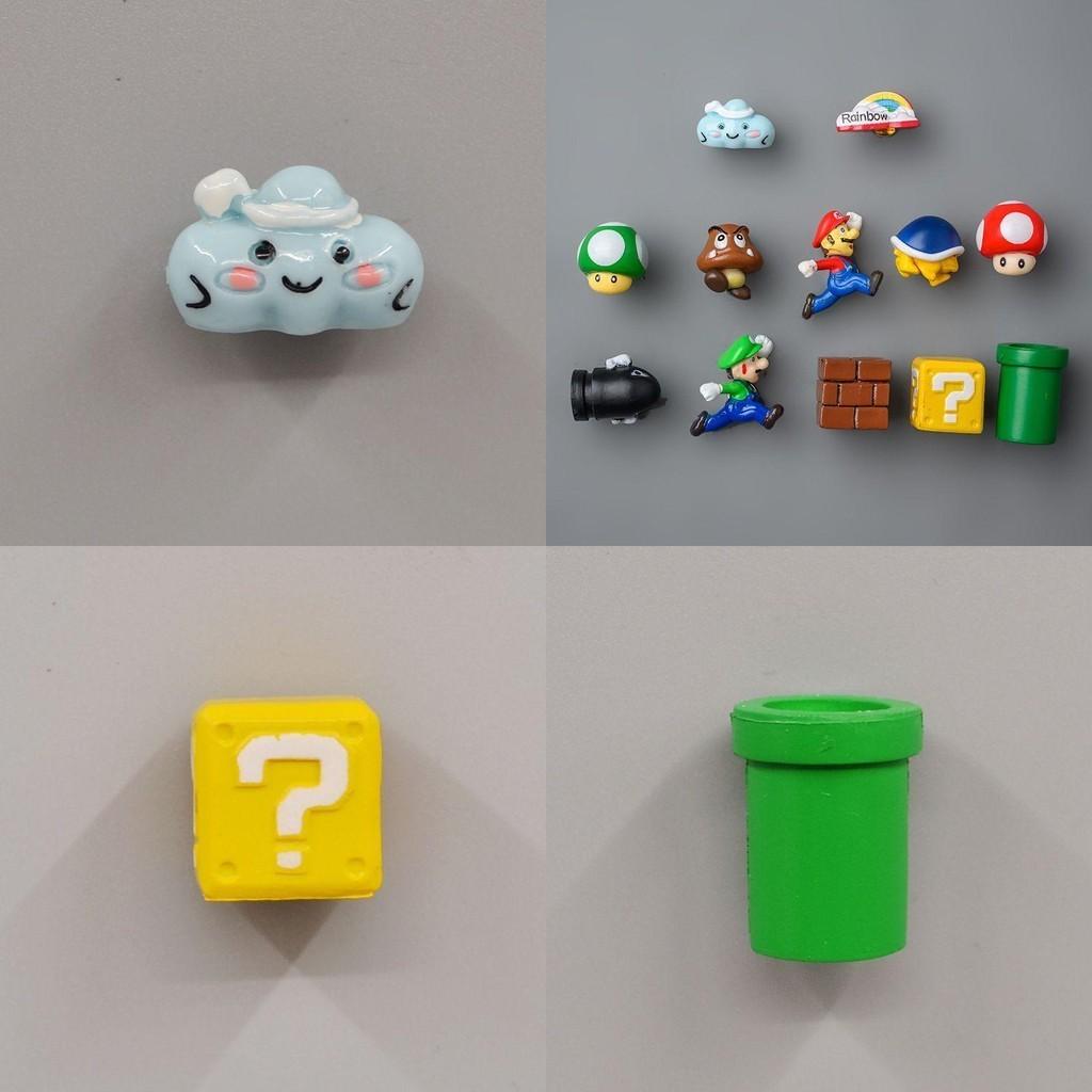 3d Super Mario Refrigerator Stickers For Diy Home Decoration