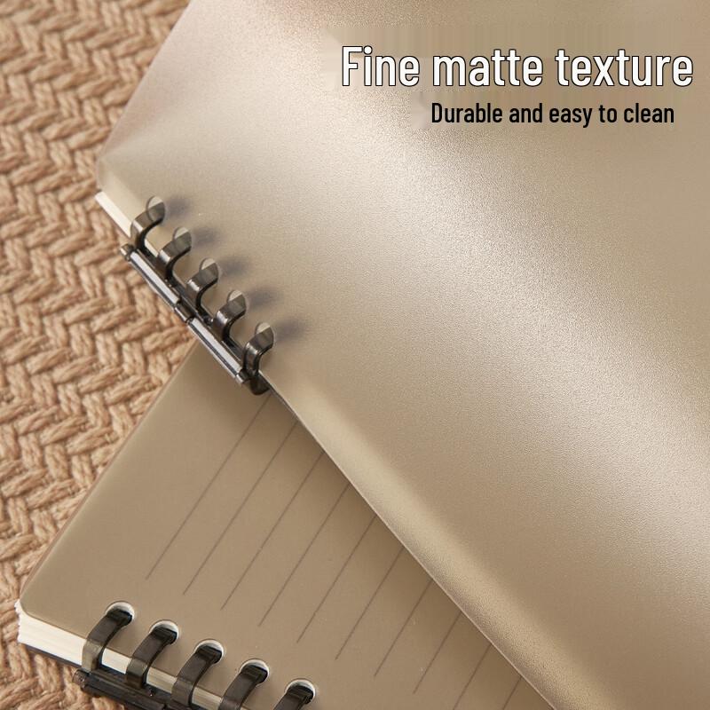 B5 60-Page 10-Hole Ruled Loose-Leaf Notebook