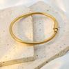 Titanium Steel Elastic Snake Chain Bracelet Female Personality Versatile Press Buckle Titanium Steel Hand Jewelry