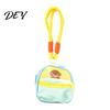Childlike Charm Mini Accessory Bag Small Coin Purse, Macaron Style Backpack Pendant with Lanyard, Lightweight Decorative Embroidery Wallet Pouch