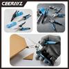 CEERAYZ Scissors 200mm Multipurpose Heavy Duty 420 Japanese Stainless Steel Industrial Scissors Scissors Metalworking Pruning Gardening Pruning with