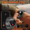 New military Outdoor 1000mAh Battery Smart Watch 1.85-inch HD  10ATM Waterproof Voice Call Sports Men Fitness Bracelet