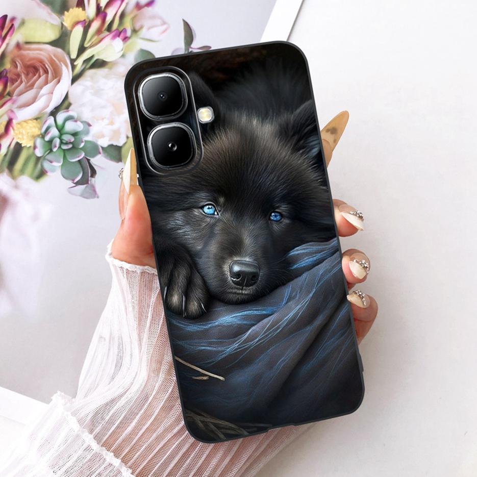 For Infinix Smart 20 Case X6840 X6840B Luxury Bow Flowers Painted Cover Soft Silicone Case For Infinix Smart 20 Smart20 4G Shell