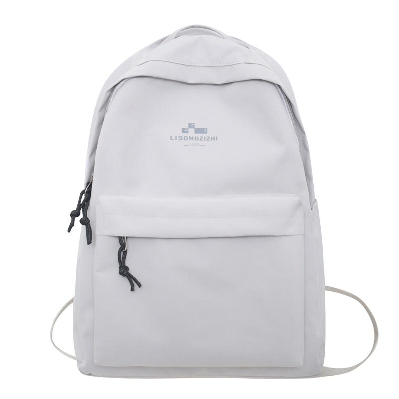 Schoolbag female new ins Japanese junior and high school students large-capacity backpack lightweight and simple college backpack