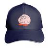 Pink griffin Baseball Cap Cotton Twill Breathable Contrast Two Tone Brim Snapback Flat Bill
