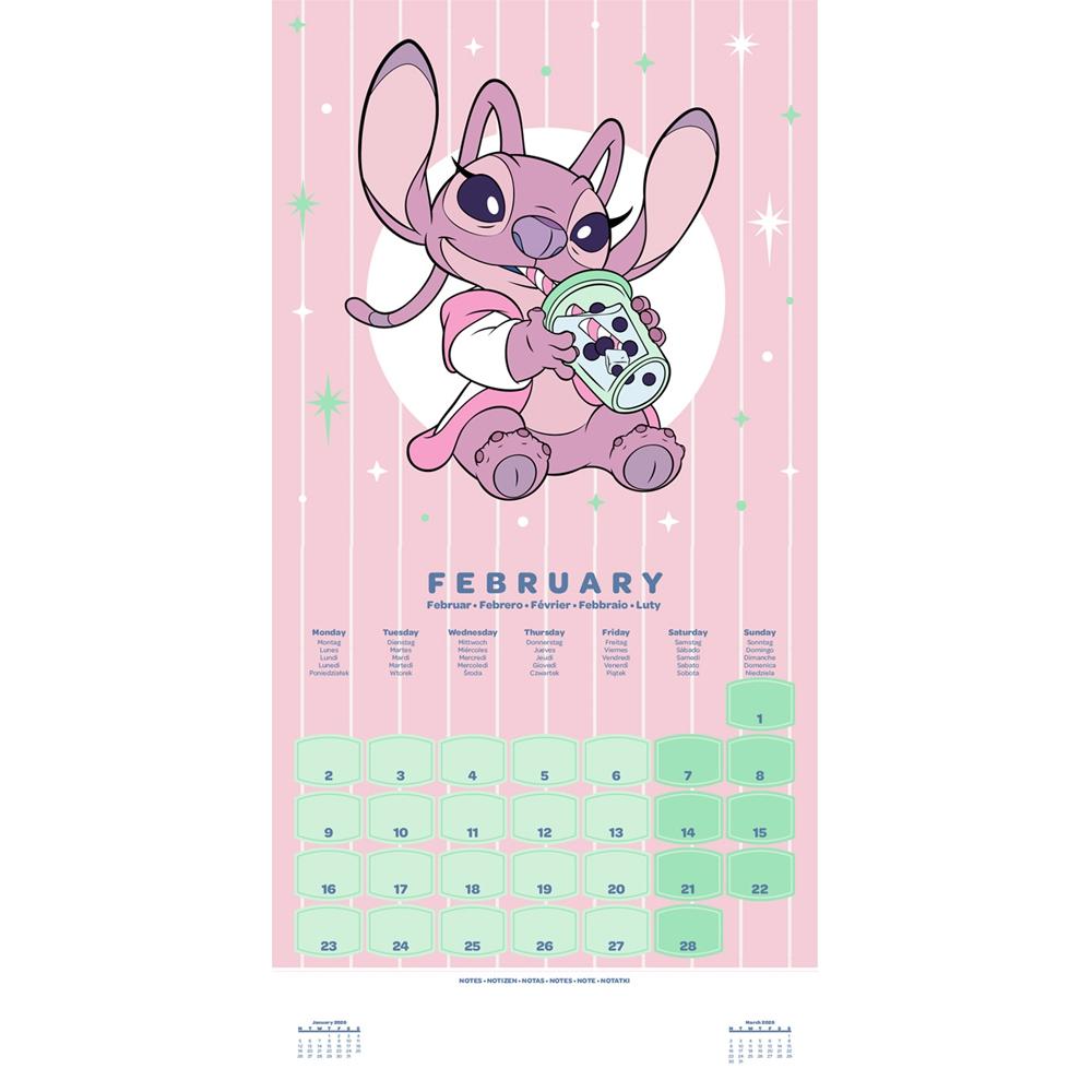 Lilo & Stitch 2026 Square Calendar