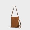 Suede Niche Boho Fringe Phone Bag American Ethnic Style Matte Mini Shoulder Crossbody Purse