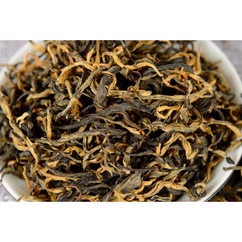 500g Yunnan Fengqing Dian Hong Herbata Jednolistna Zakrzywione paski Herbata czarna Kung Fu