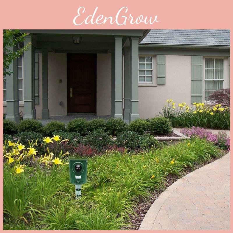 Ultrasonic Cat Battery Dog Repellent Fox Pest Scarer Deterrent Supplies Garden