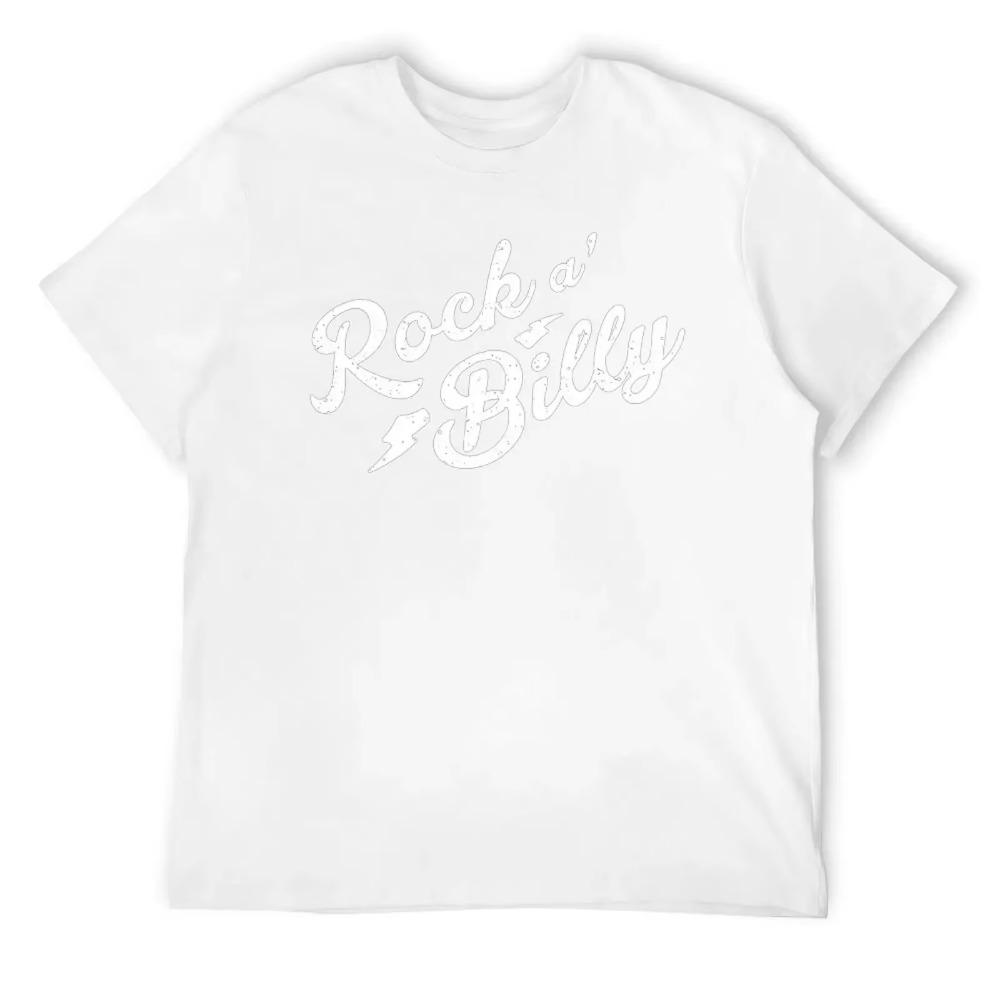 Rockabilly Vintage Design 1950s Rock N Roll T-shirt Fresh Move T-shirts Graphic Vintage Leisure Graphic Eur Size