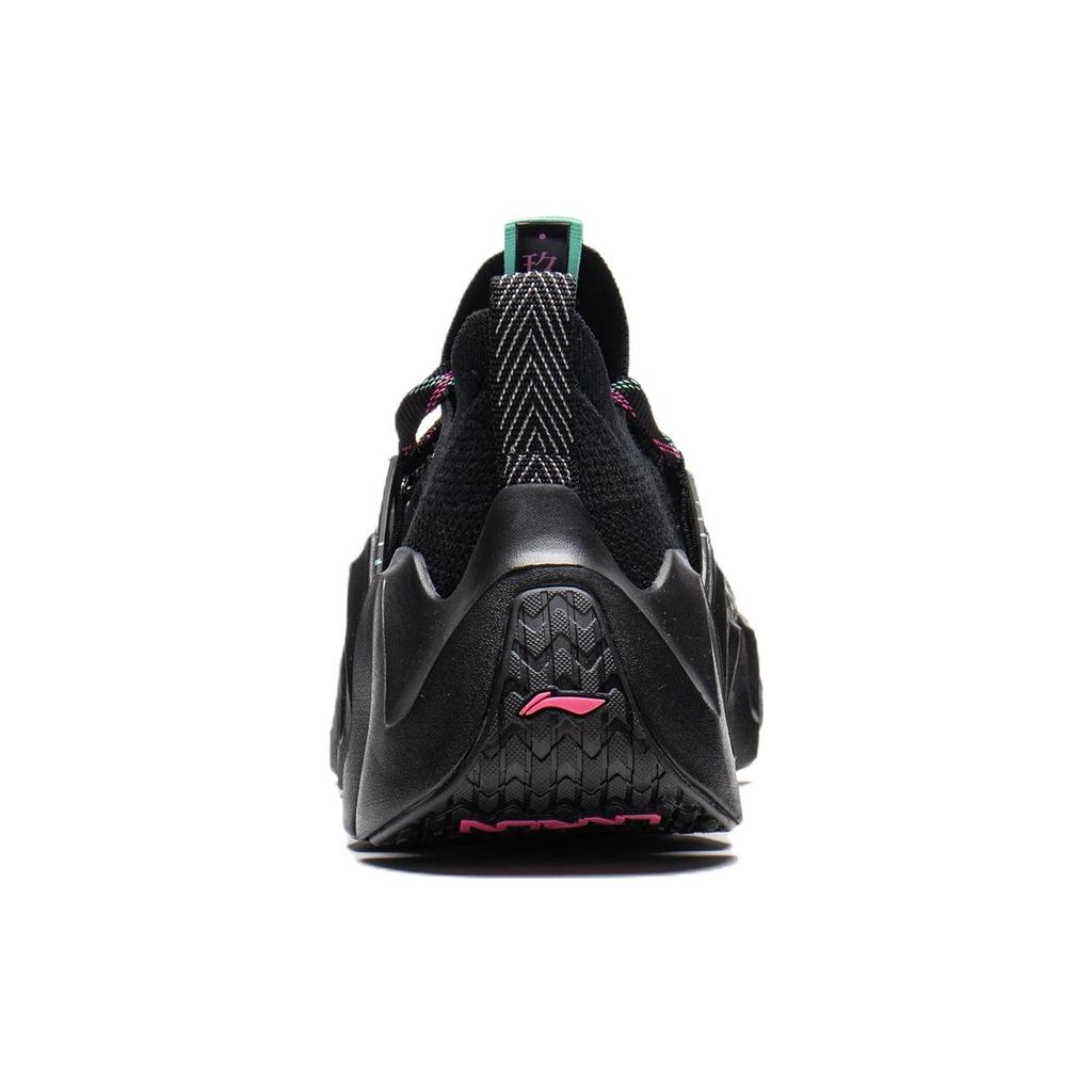 LiNing Phantom Stinger Dämpfung Rutschfest Verschleißfest Atmungsaktivität Niedriger Schaft Sportliche Freizeitschuhe Herren Schwarz AZGS031-1
