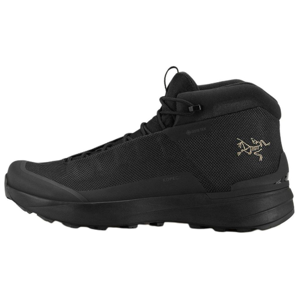 Arcteryx Kopec Mid GTX Comfortable Versatile Slip-Resistant Durable Mid-Top Hiking Shoes Men hiking shoes Black X000010029-BLACK-/-BLACK