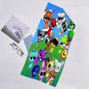 1pc SPRUNKI2 Beach Towel, Beach and Seaside Swimming Pool Equipment, Fashion Pattern, Rectangular, Travel Essentials