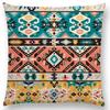 Colorful Seamless Aztec Decorative Prints Sofa Throw Pillow Case Fancy Abstract Geometric Vector Pattern Tribal Cushion Cover