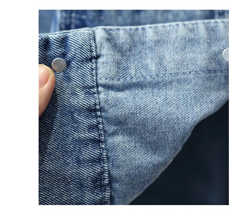 Girls' Bow Denim Jacket - 2024 Autumn Korean Style Casual Top