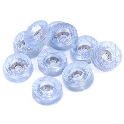 10Pcs Clear Soft Furniture Chair Feet Leg Bottom Non-Slip Pads Sofa Foot Covers