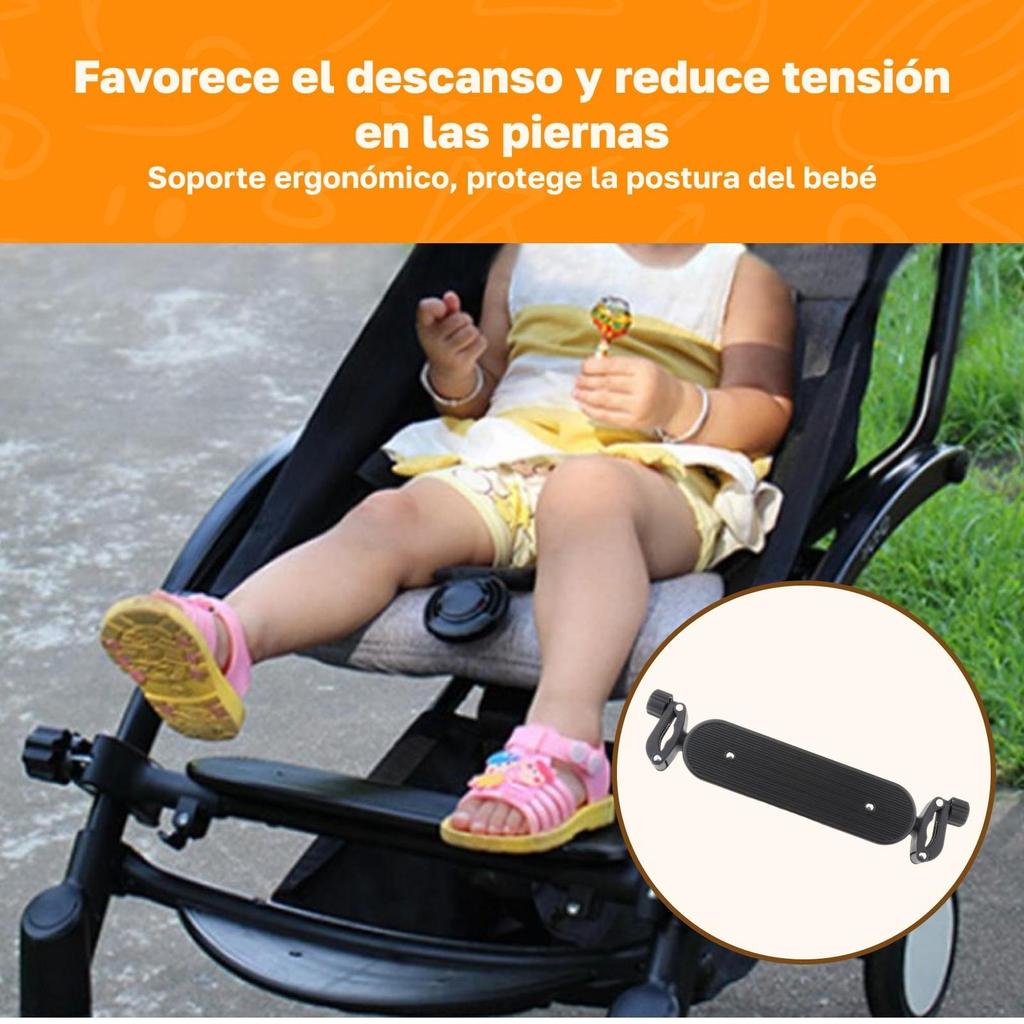 Infant Stroller Footrests Plastic Foot Flexible for Unisex