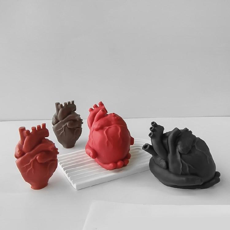 Simulated Heart Candle Molds Resin Molds for Making Candle Soap